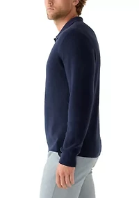 Men's Johnny Collar Polo Sweater
