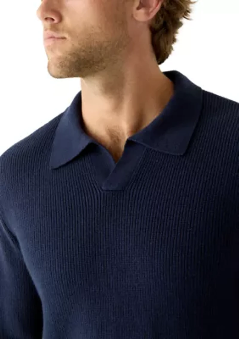 Men's Johnny Collar Polo Sweater