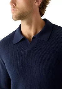 Men's Johnny Collar Polo Sweater