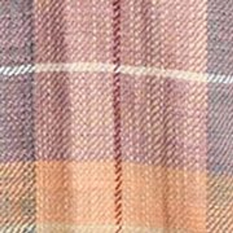 Men's Long Sleeve Slub Plaid Utility Shirt