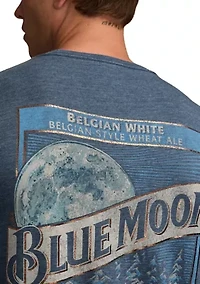 Men's Short Sleeve Blue Moon Label T-Shirt