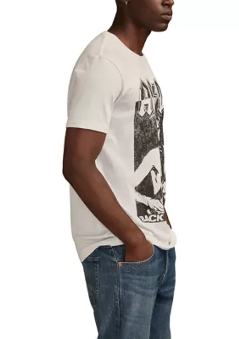 Men's ACDC Back Black Graphic T-Shirt