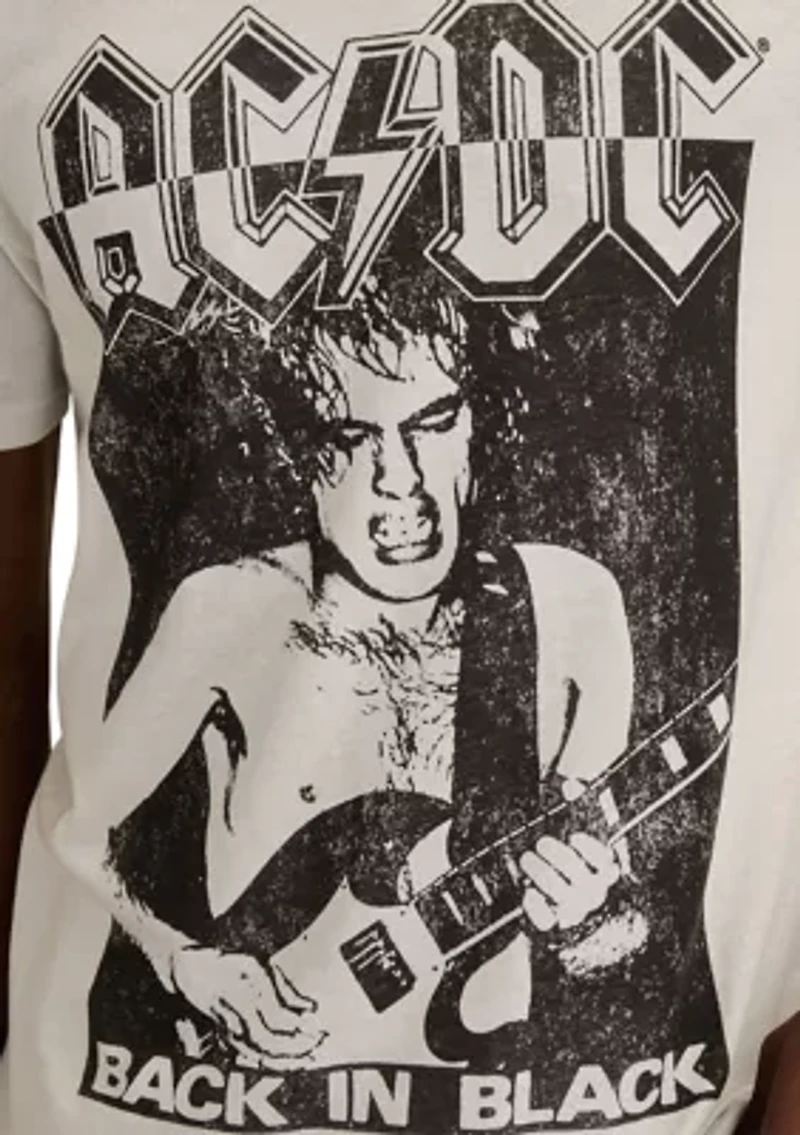 Men's ACDC Back Black Graphic T-Shirt