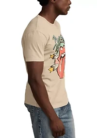 Men's Short Sleeve Rolling Stones Stars T-Shirt