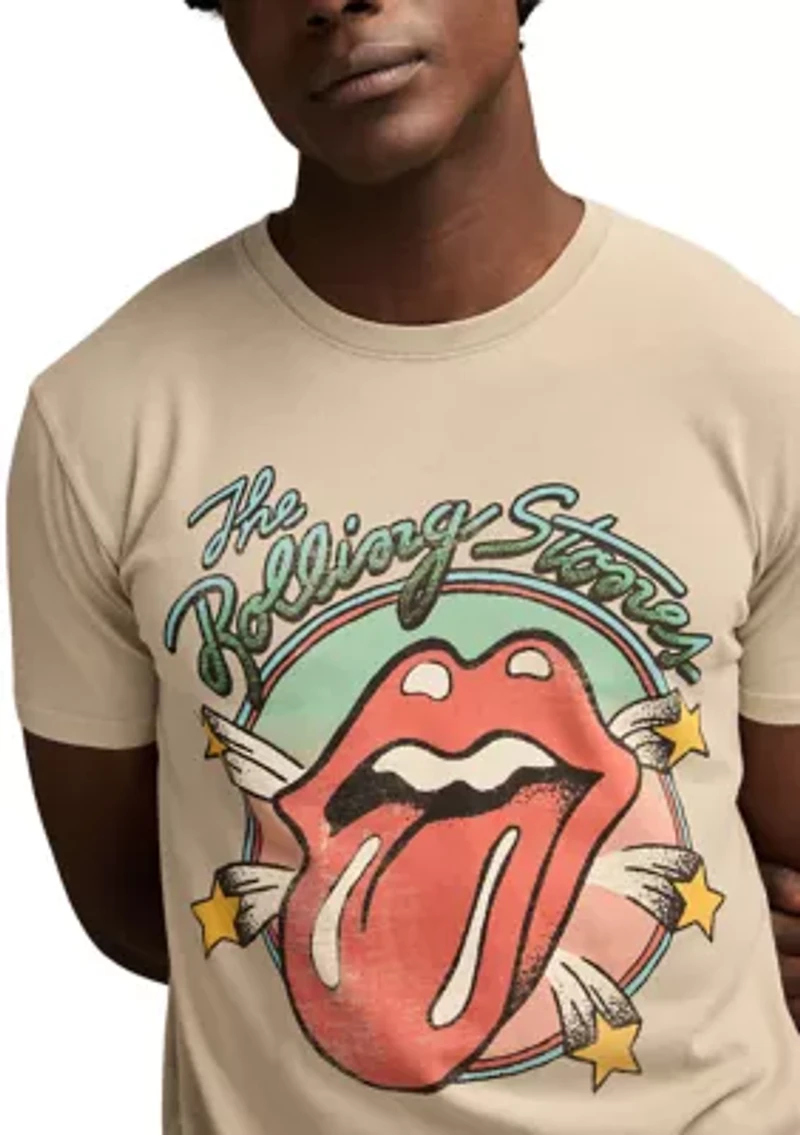 Men's Short Sleeve Rolling Stones Stars T-Shirt