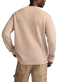 Men's Bear Graphic Crew Sweater