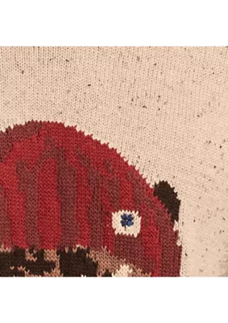 Men's Bear Graphic Crew Sweater