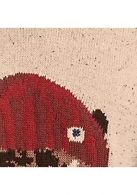 Men's Bear Graphic Crew Sweater