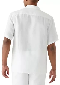 Men's Short Sleeve Camp Collar Shirt