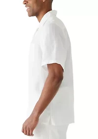 Men's Short Sleeve Camp Collar Shirt