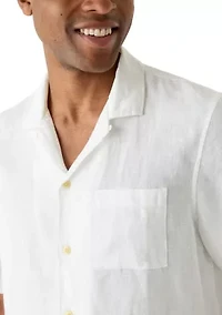 Men's Short Sleeve Camp Collar Shirt