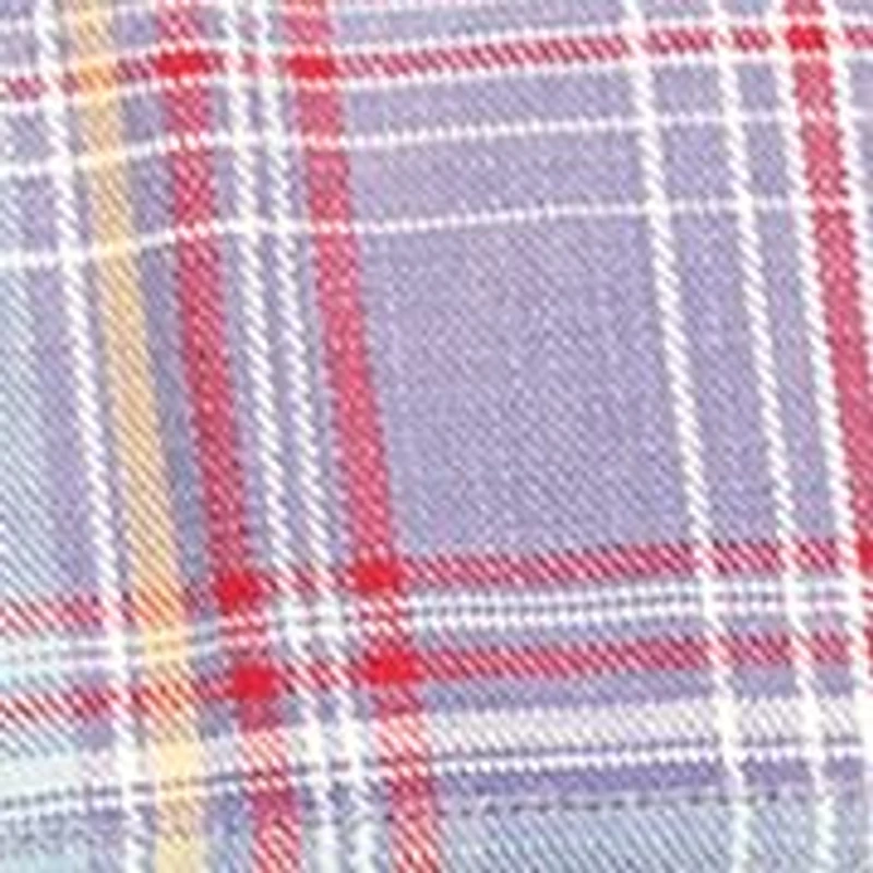 Acid Wash Western Plaid Shirt