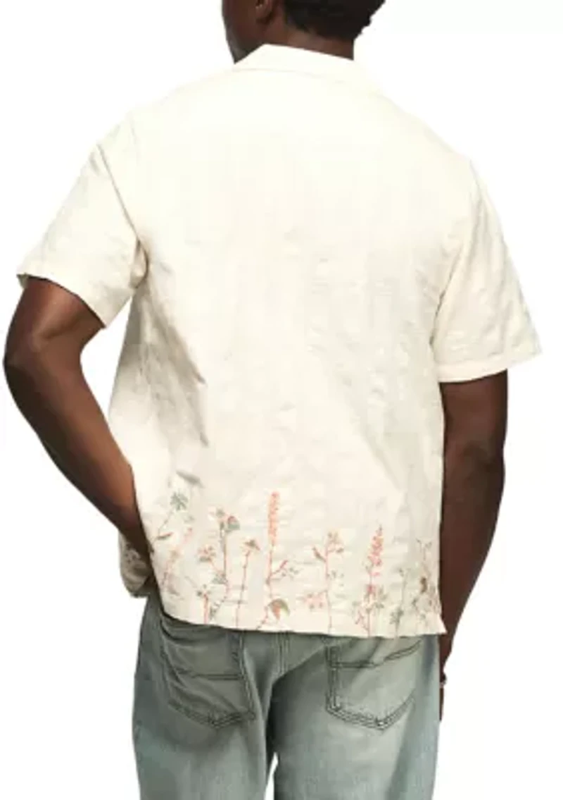 Men's Novelty Camp Collar Shirt