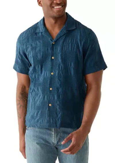 Men's Short Sleeve Novelty Camp Collar Shirt