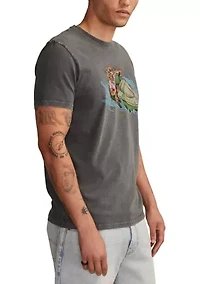 Men's Short Sleeve Tiger Surfer T-Shirt