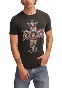 Guns N' Roses Cross Graphic T-Shirt