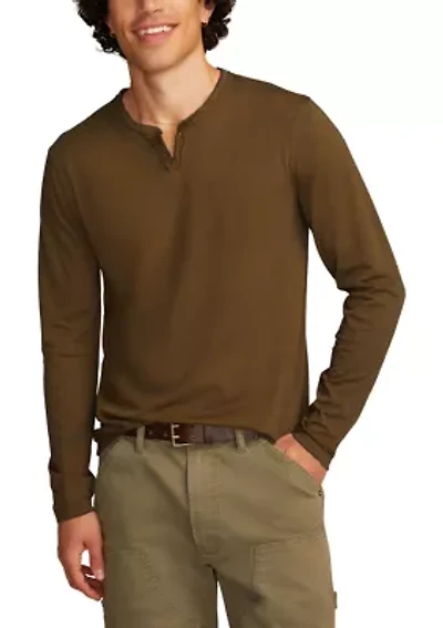Big & Tall Venice Burnout Long Sleeve Shirt