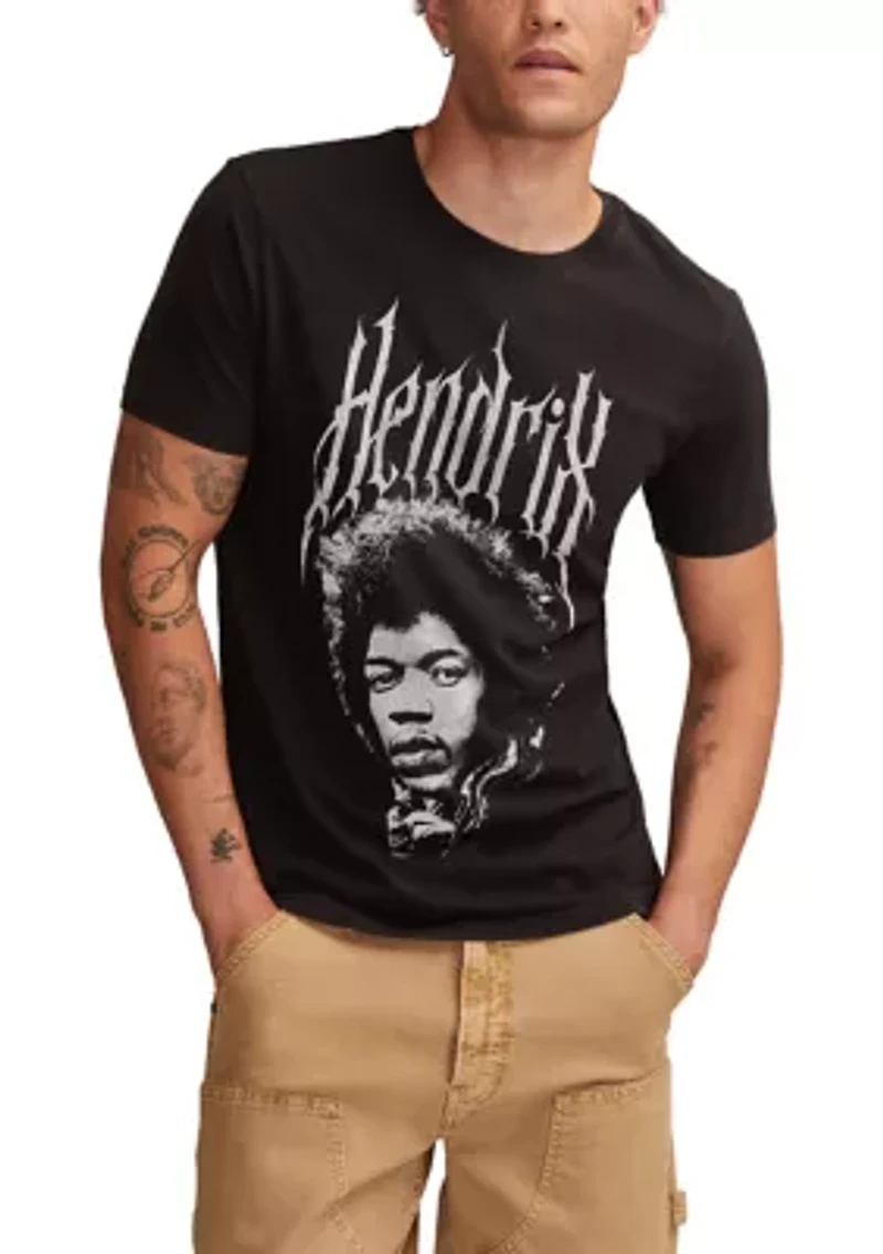 Big & Tall Metal Hendrix Graphic T-Shirt