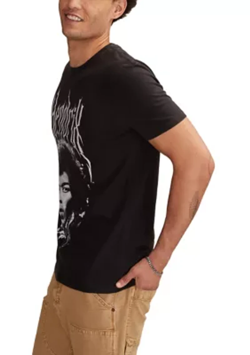 Big & Tall Metal Hendrix Graphic T-Shirt
