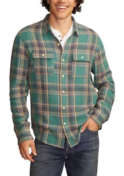 Big & Tall Long Sleeve Herringbone Flannel