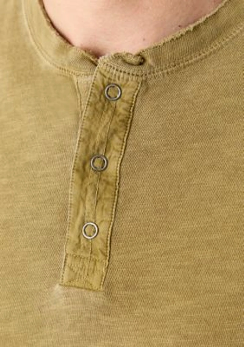 Weekend Slub Jersey Long Sleeve Henley Shirt