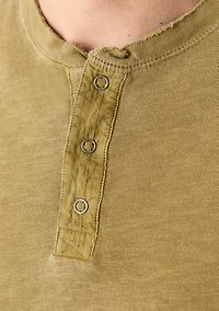 Weekend Slub Jersey Long Sleeve Henley Shirt