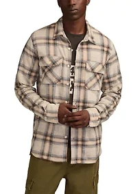 Men's Brushed Long Sleeve Knit Shirt