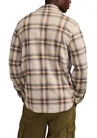 Men's Brushed Long Sleeve Knit Shirt