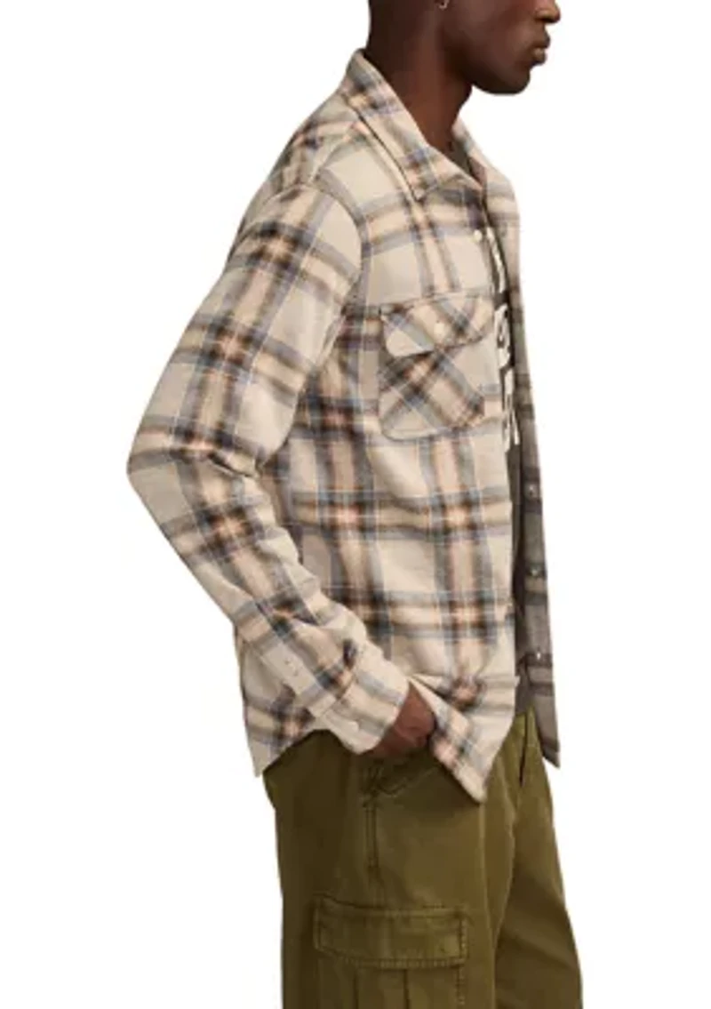 Men's Brushed Long Sleeve Knit Shirt