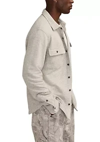 Men's Herringbone Long Sleeve Knit Shirt