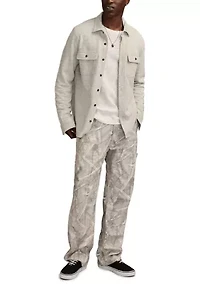 Men's Herringbone Long Sleeve Knit Shirt