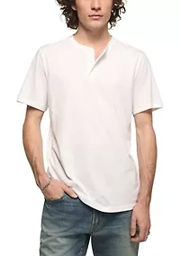 Men's Supima Short Sleeve Henley Shirt