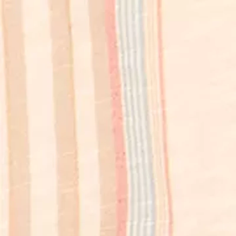 Men's Short Sleeve Striped Linen Knit Shirt