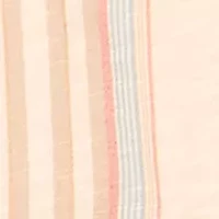 Men's Short Sleeve Striped Linen Knit Shirt