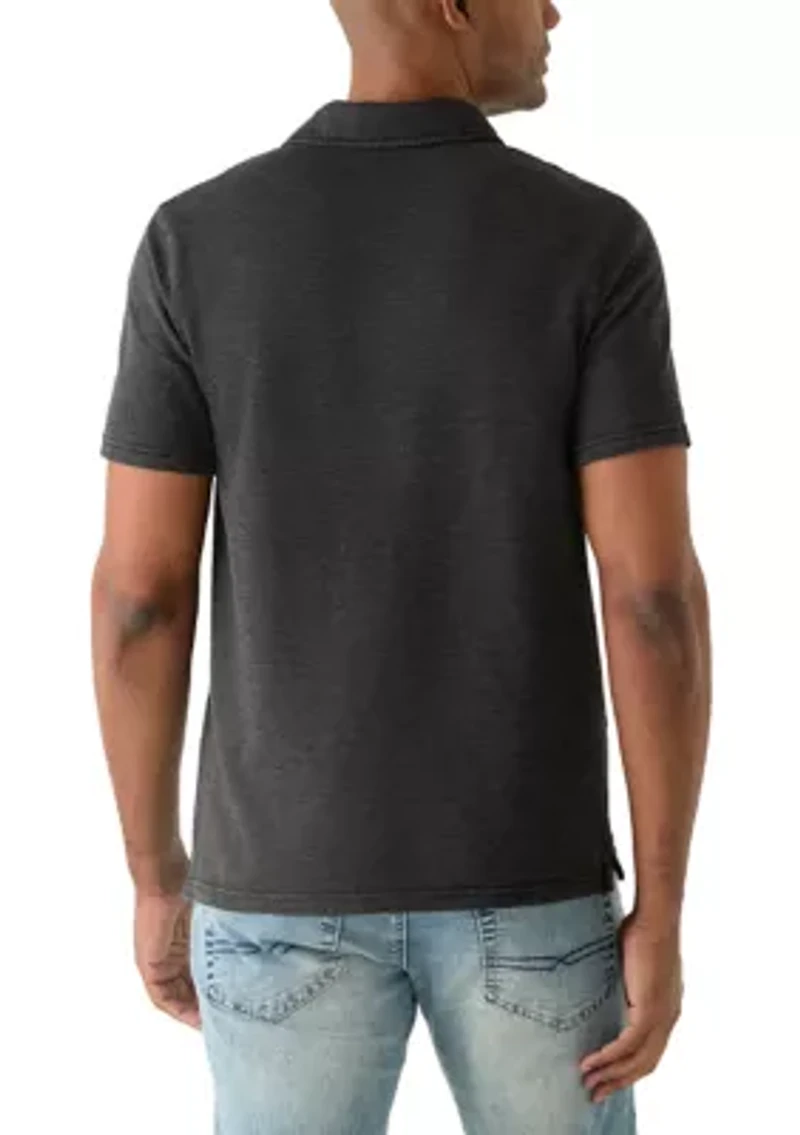 Men's Short Sleeve Slub Jersey Shirt
