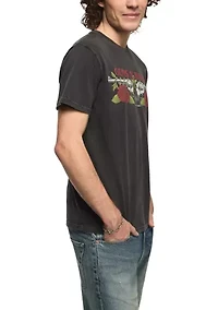 Men's Short Sleeve Guns N Roses Logo T-Shirt