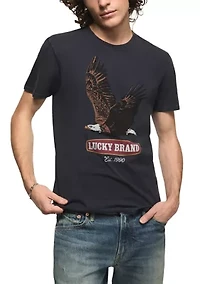 Men's Short Sleeve Lucky Eagle T-Shirt