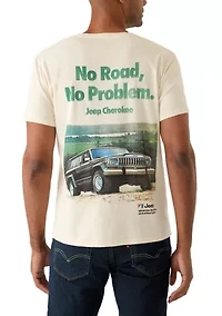 Men's No Road, Problem Jeep Cherokee Graphic T-Shirt