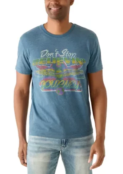 Men's Short Sleeve Journey Believin Graphic Shirt