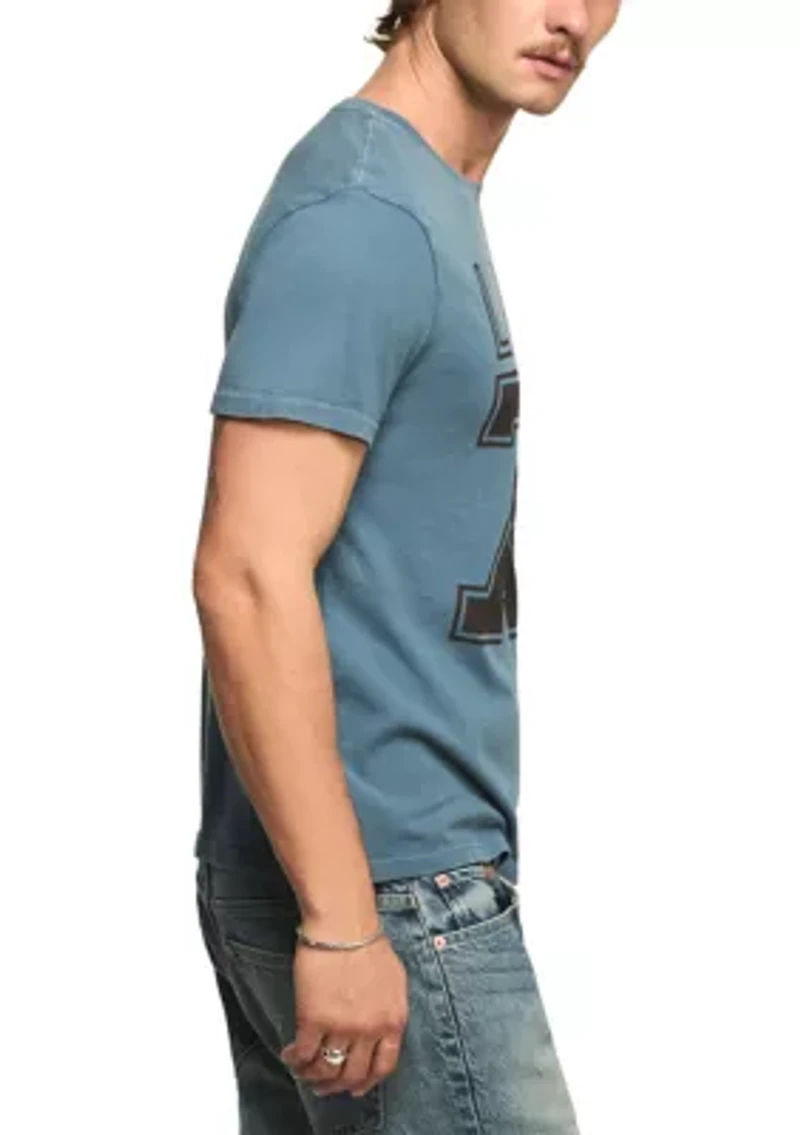 Men's Lucky Playing Cards Football T-Shirt
