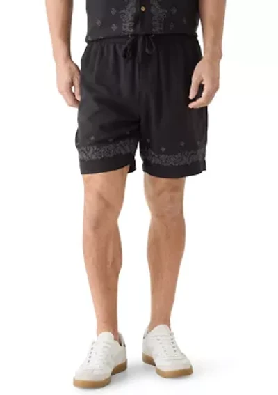 Men's Bandana Print Shorts