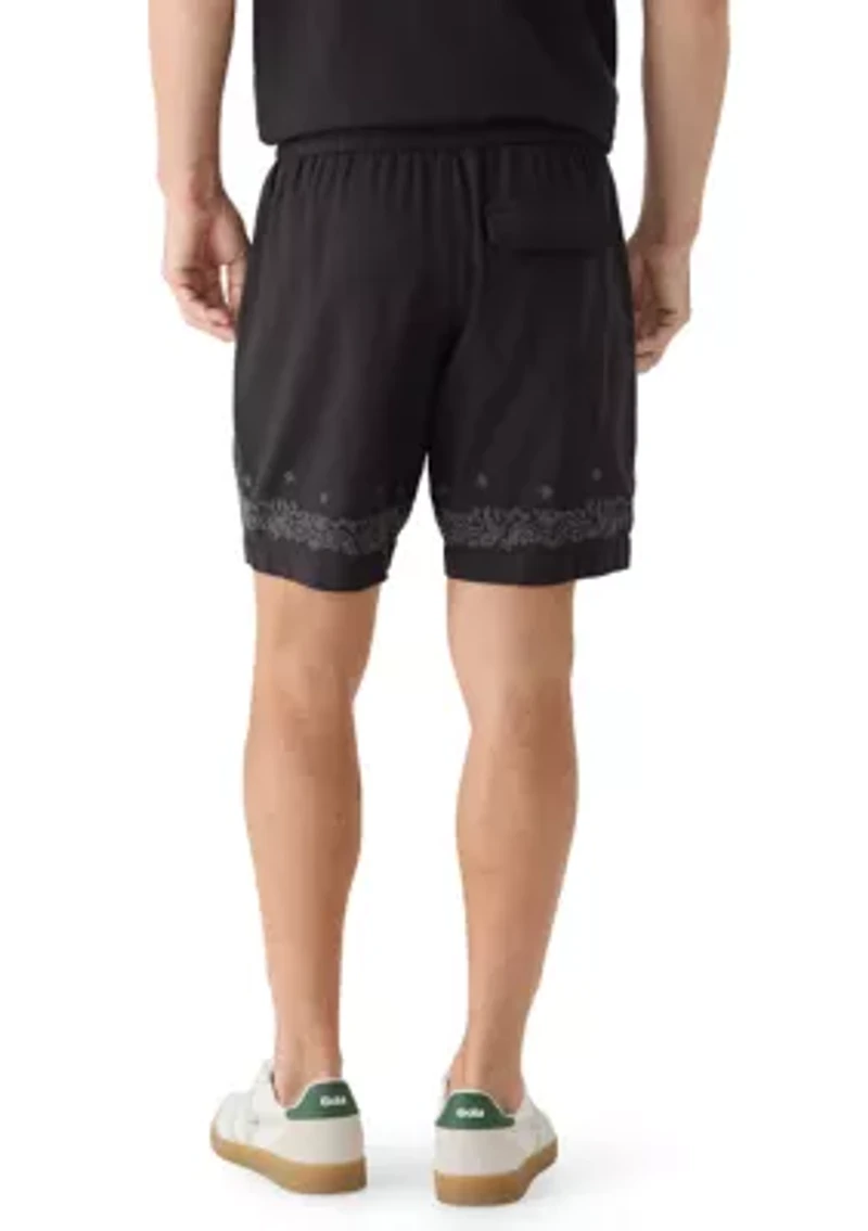 Men's Bandana Print Shorts