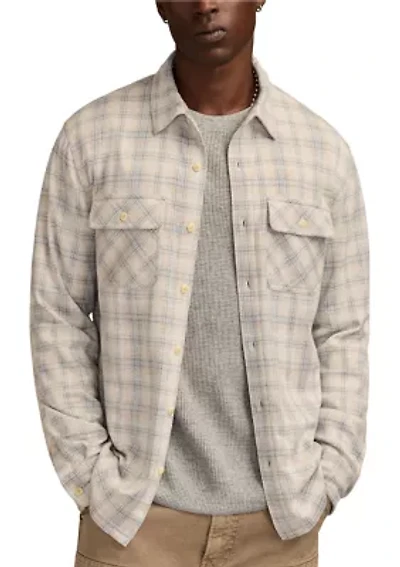 Big & Tall Double Faced Soft Plaid Knit Shirt
