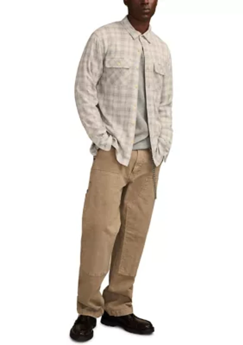 Big & Tall Double Faced Soft Plaid Knit Shirt