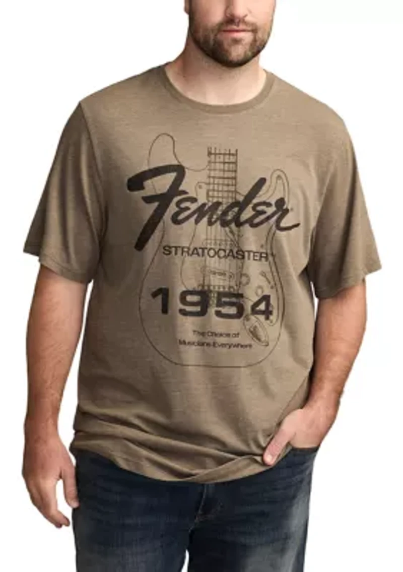 Big & Tall Fender Stratocaster T-Shirt