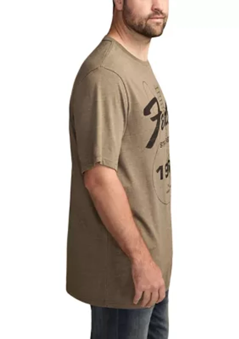 Big & Tall Fender Stratocaster T-Shirt