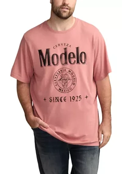 Big & Tall Modelo Logo Graphic T-Shirt