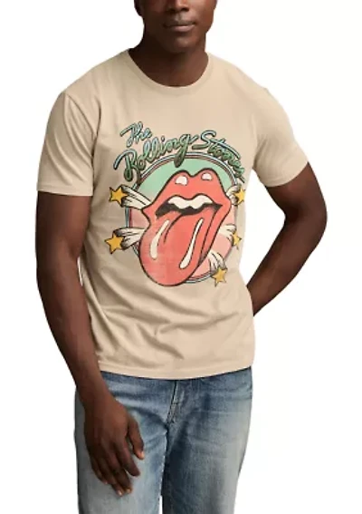 Big & Tall Rolling Stones Star Graphic T-Shirt