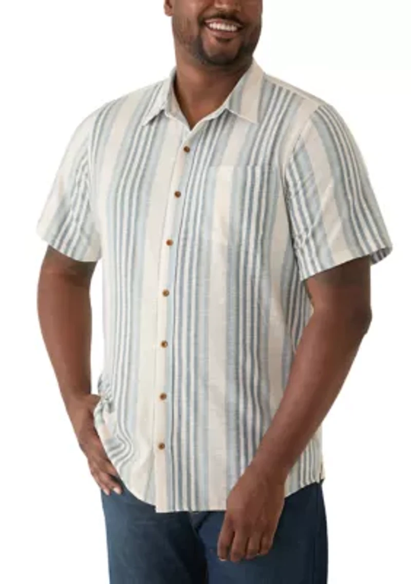 Big & Tall Linen Short Sleeve Shirt