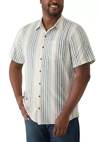 Big & Tall Linen Short Sleeve Shirt
